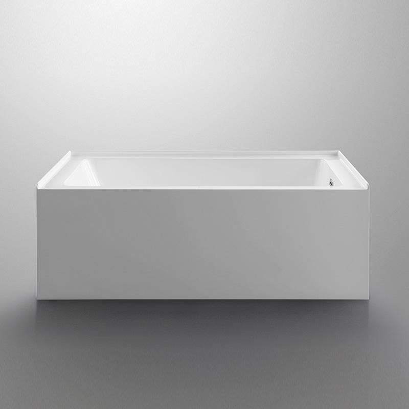 60 × 32 قطرة في حوض الاستحمام أكريليك الكوف ، استنزاف اليد اليسرى باللون الأبيض غير اللامع
